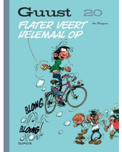 GUUST FLATER: 20: FLATER VEERT HELEMAAL OP
NIEUW VERSCHENEN AUGUSTUS 2021.

HERZIENE UITGAVE 

Uitvinder met een grenzeloze verbeelding. Liefhebber van ongewone huisdieren. Manusje van alles (en niets). De meest onhandige kantoorhulp, die alleen bij 